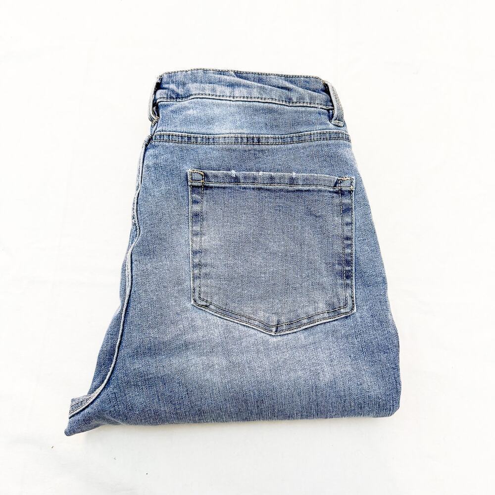 OAT NY Light Wash Zip Fly Denim Jeans Straight Leg 0087-CA Size 12 / 31